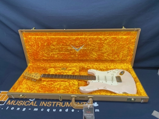 FENDER CUSTOM SHOP LTD 1959 STRATOCASTER RELIC SUPER FADED AGED SHELL PINK 6